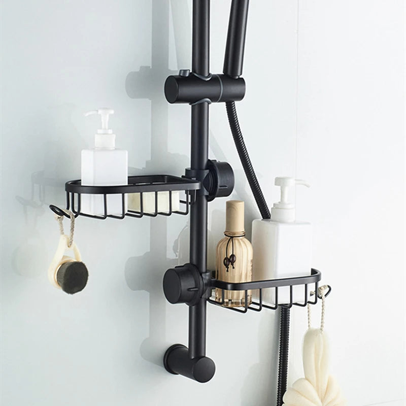 Aluminum Sink Drain Rack Sponge Holder and Soap Organizer Bathroom Kitchen Accessory