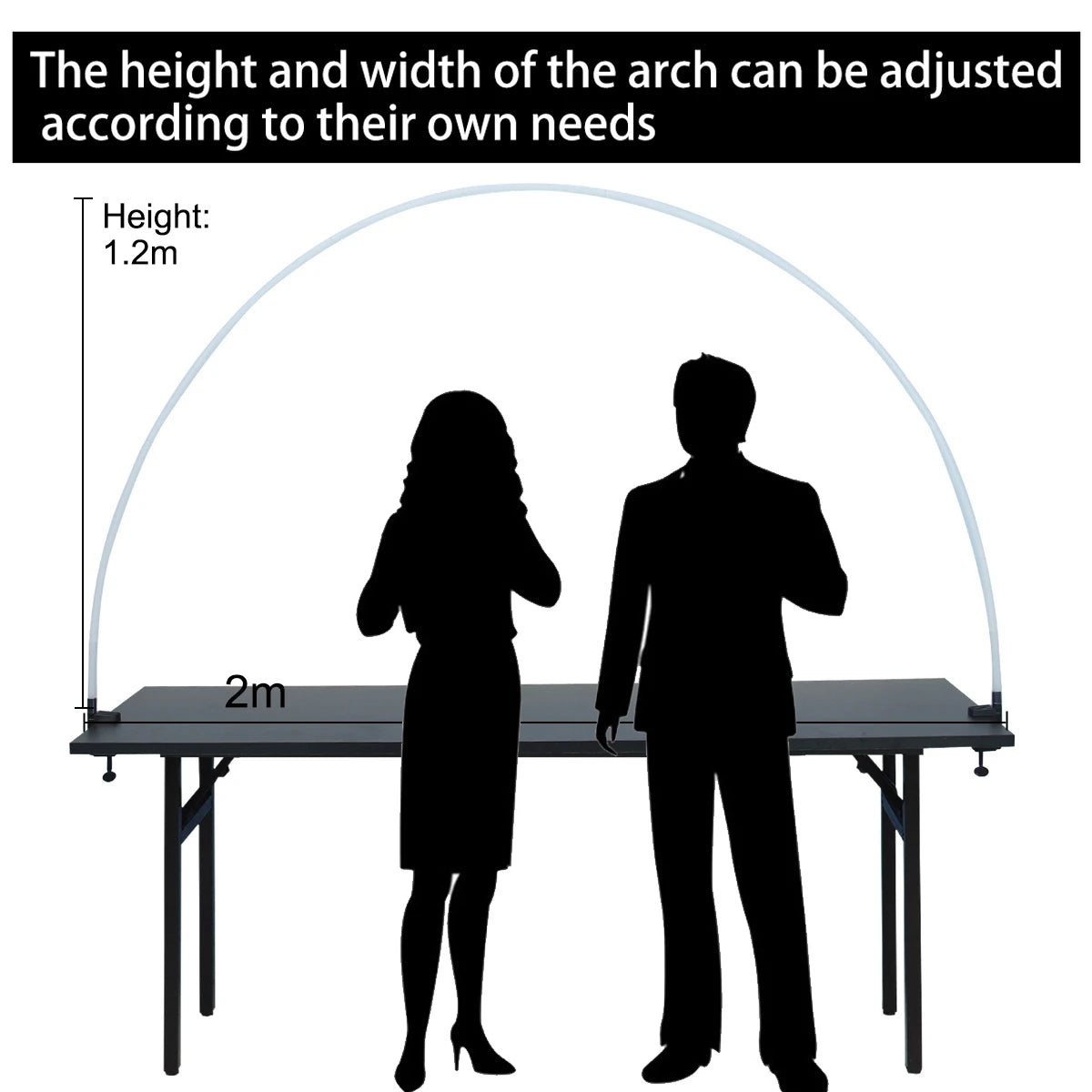 Adjustable Table Balloon Arch Stand Holder for Party Decor