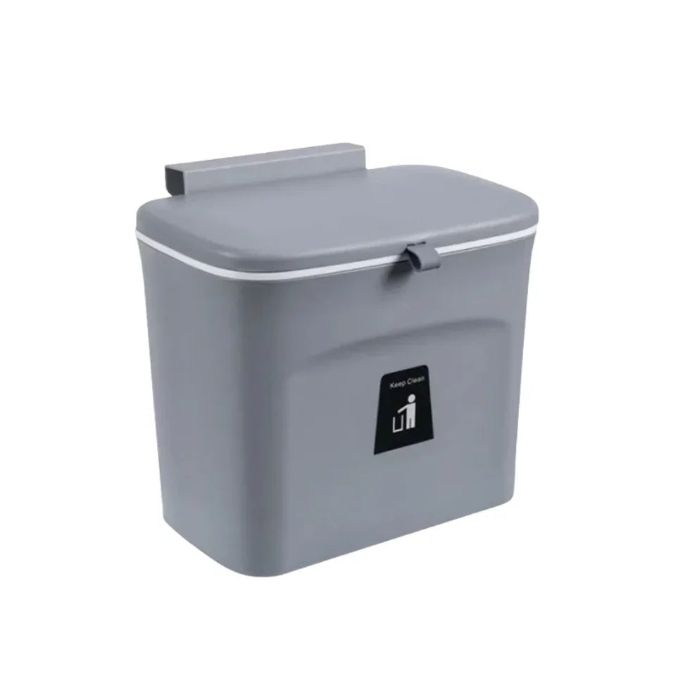 7L 9L Wall Mounted Trash Can with Lid for Kitchen and Bathroom Stylish Waste Bin Eco-Friendly Design