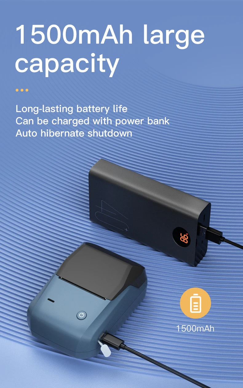 Niimbot B1 Mini Portable Thermal Printer Bluetooth Label Maker