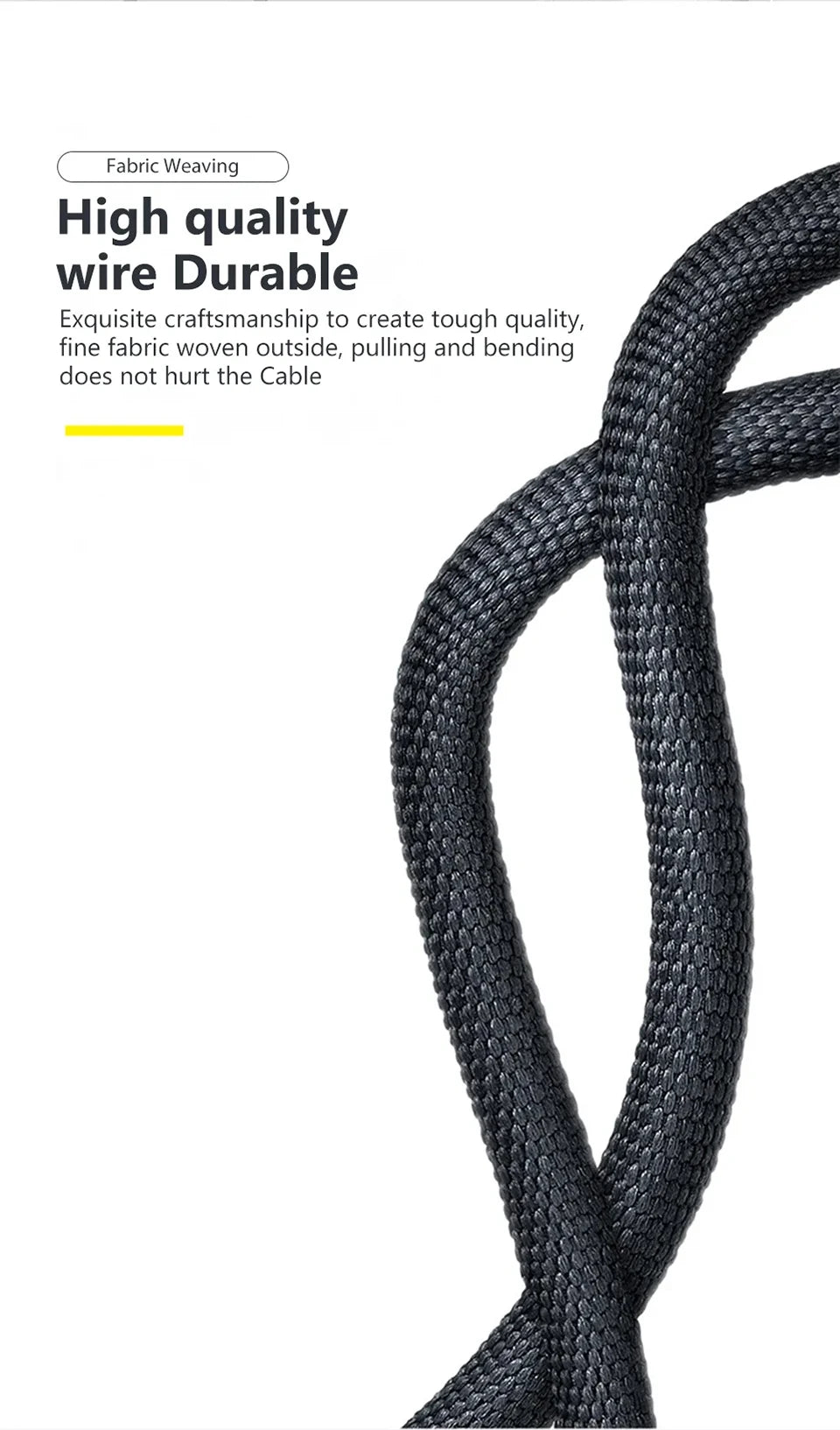 120W 6A Fast Charge USB Type C Cable for Xiaomi Huawei