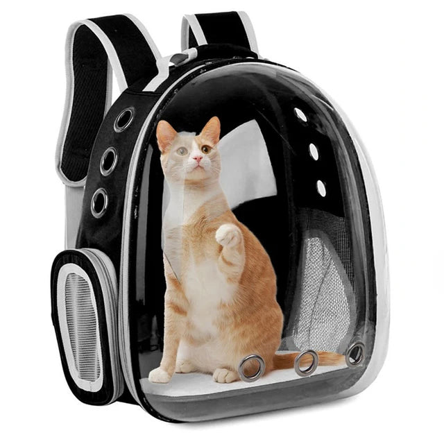 Breathable Transparent Pet Cat Carrying Bag Space Backpack