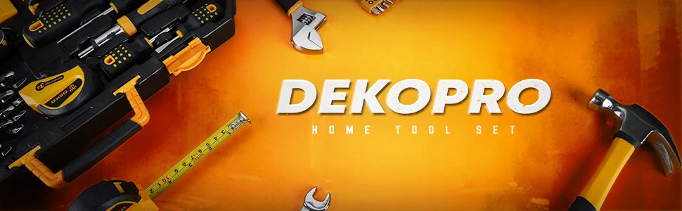 DEKO 228Pcs Socket Wrench Tool Set with Storage Case