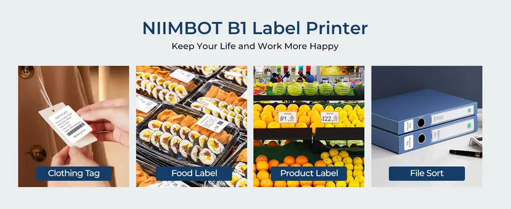 Niimbot B1 Mini Portable Thermal Printer Bluetooth Label Maker