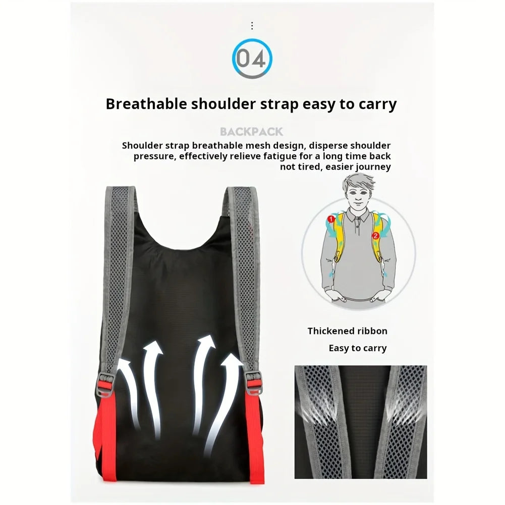 Small Lightweight Packable Backpack for Travel Hiking Camping