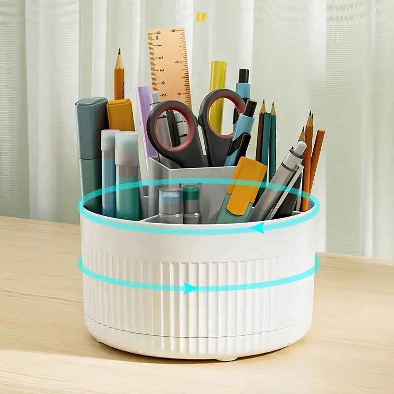 360 Rotating Makeup Storage Box Organizer Large Capacity