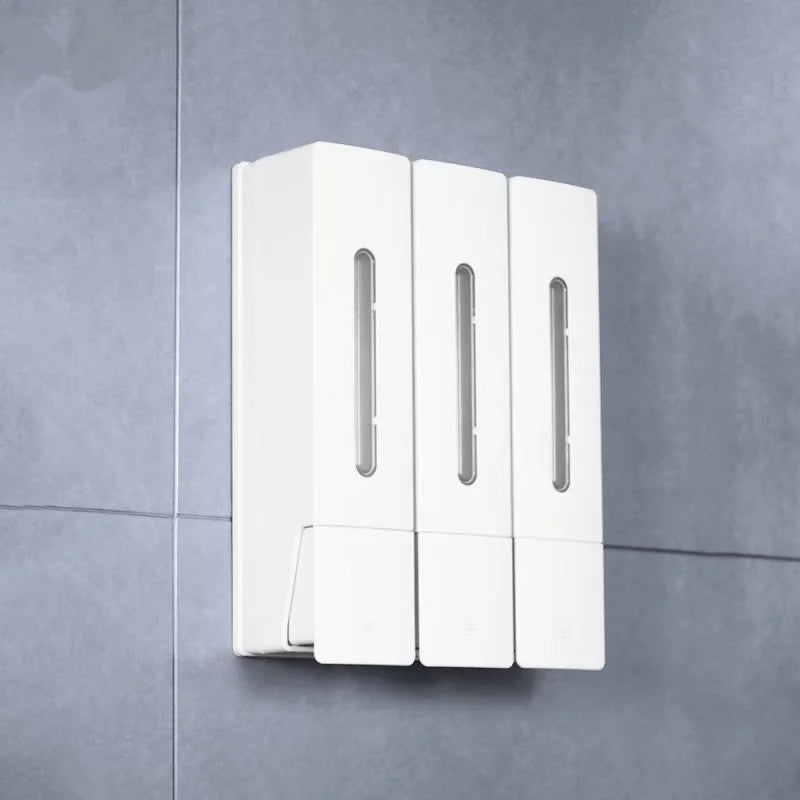 400ml Wall Mounted Manual Soap Dispenser for Hand Soap and Shampoo Ideal for Home and Hotel Use