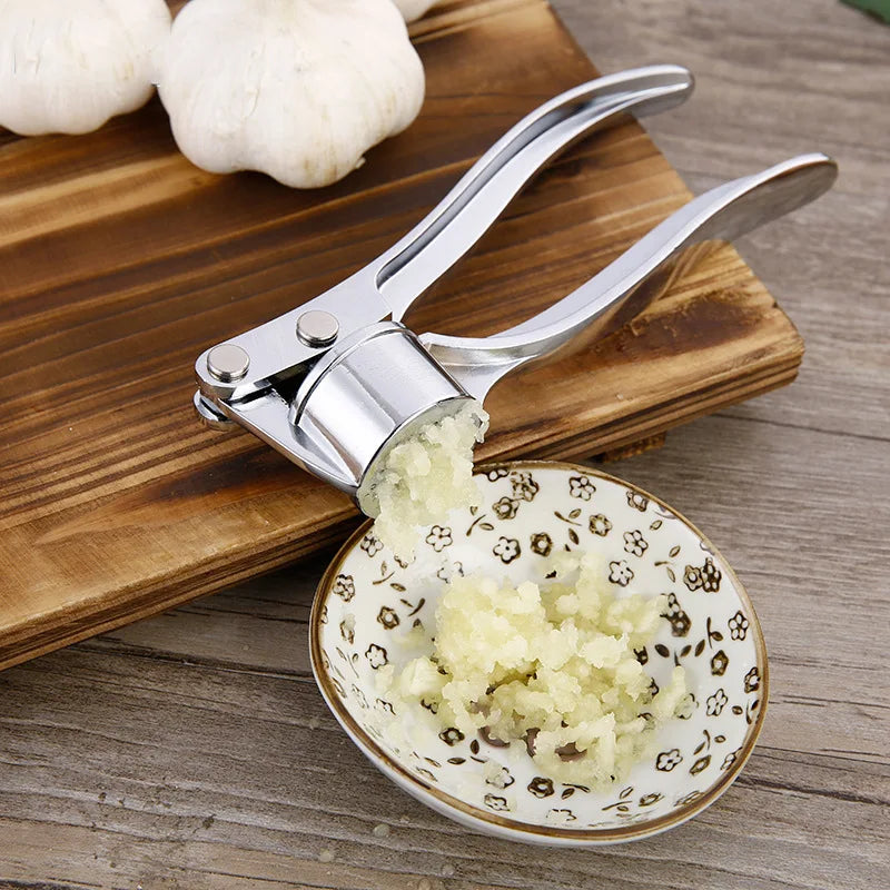Garlic Press Crusher Mincer Stainless Steel Kitchen Tool