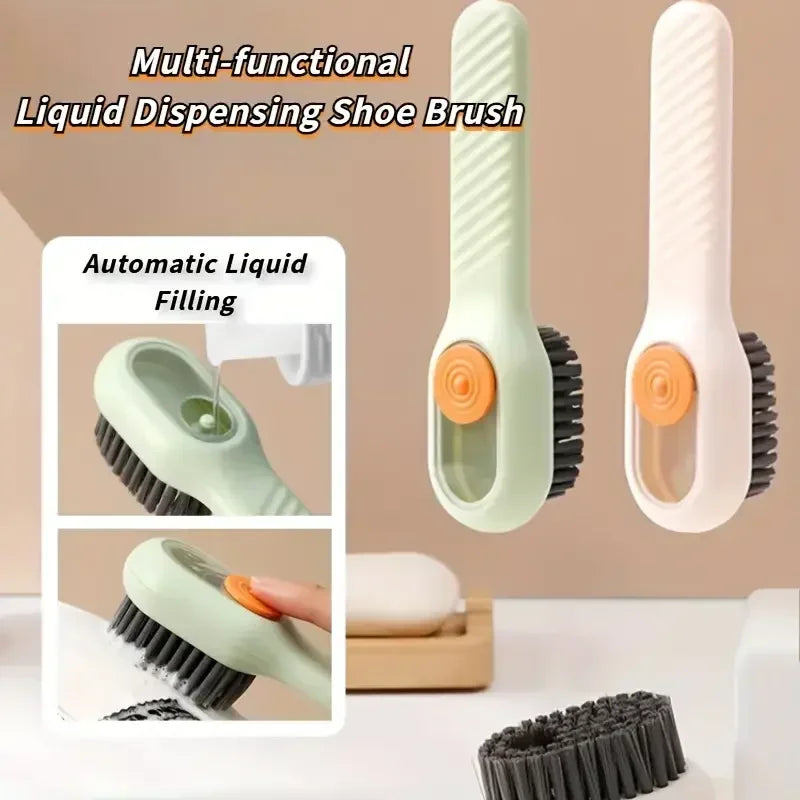Multifunction Cleaning Shoe Brush Soft Automatic Liquid Brush