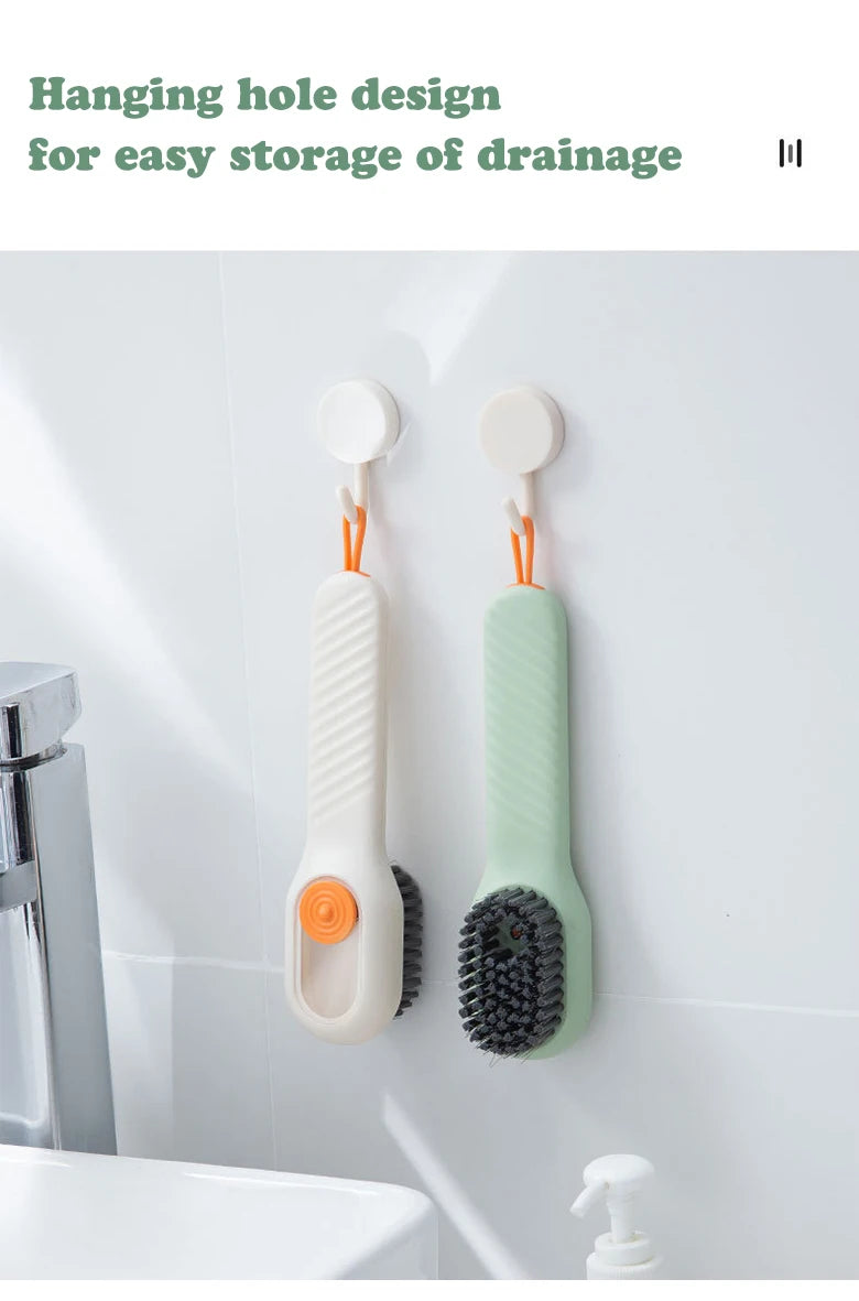 Soft Bristled Cleaning Brush Long Handle Household Tool
