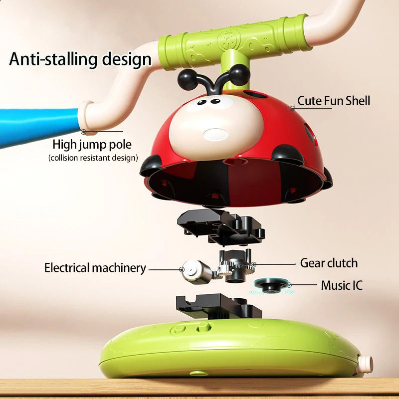 Rocket Launcher Ladybug Jump Game Machine for Kids - 3 Styles Outdoor Toy to Develop Grasping and Movement Skills