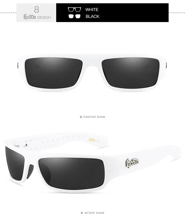 GCOTX Trendy Brand Polarized Sunglasses Hip Hop Style 2024