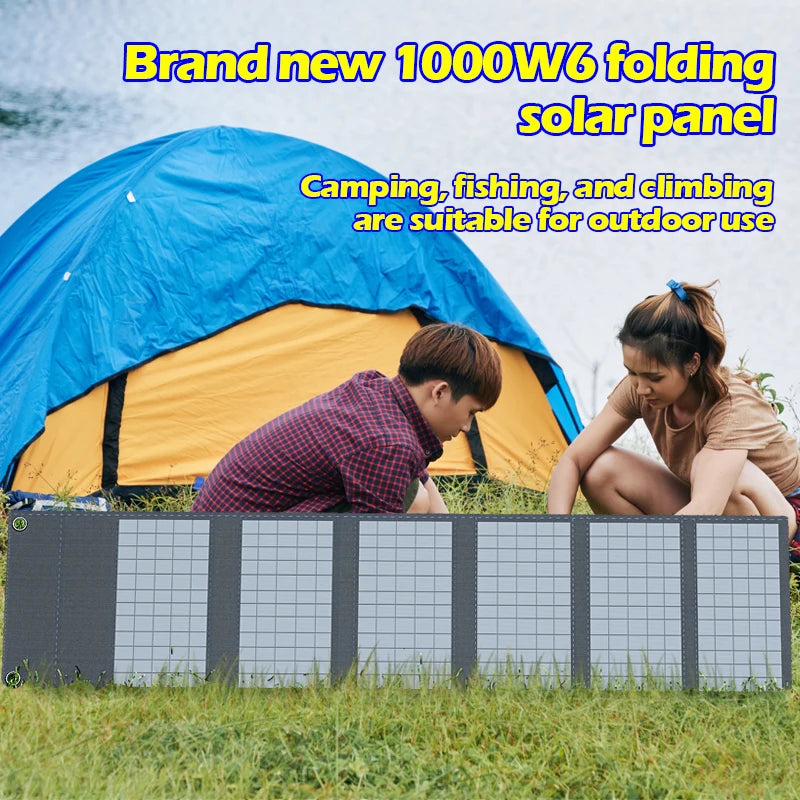 600W 1000W 18V Foldable Solar Panel Charger for Camping