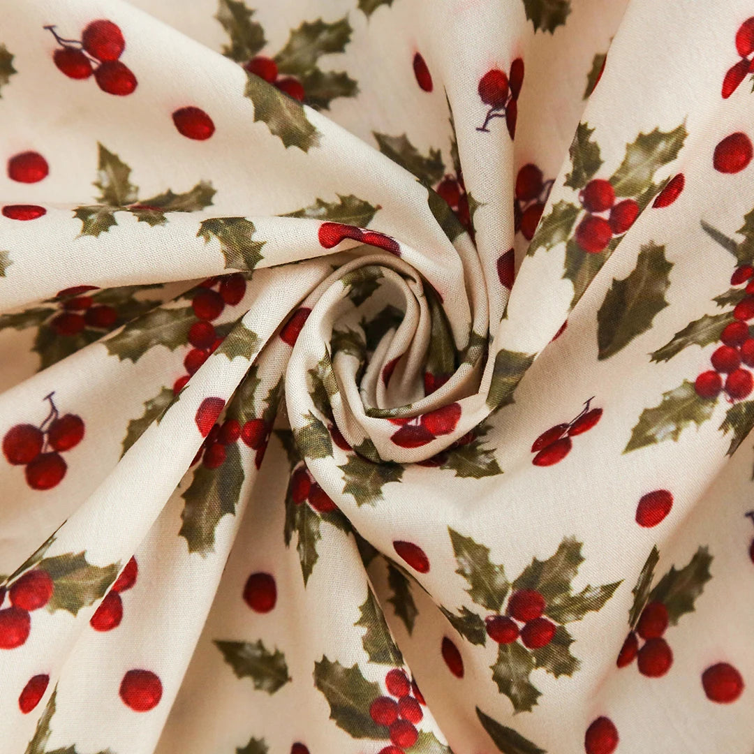 Christmas Series Cotton Fabric 150x50cm Printed Cloth for Sewing Quilting and DIY Projects