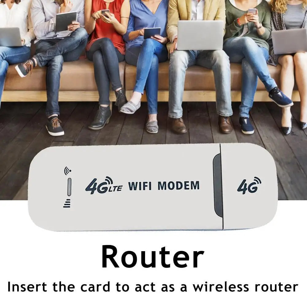 4G Wireless LTE WiFi Router Portable 150Mbps USB Modem