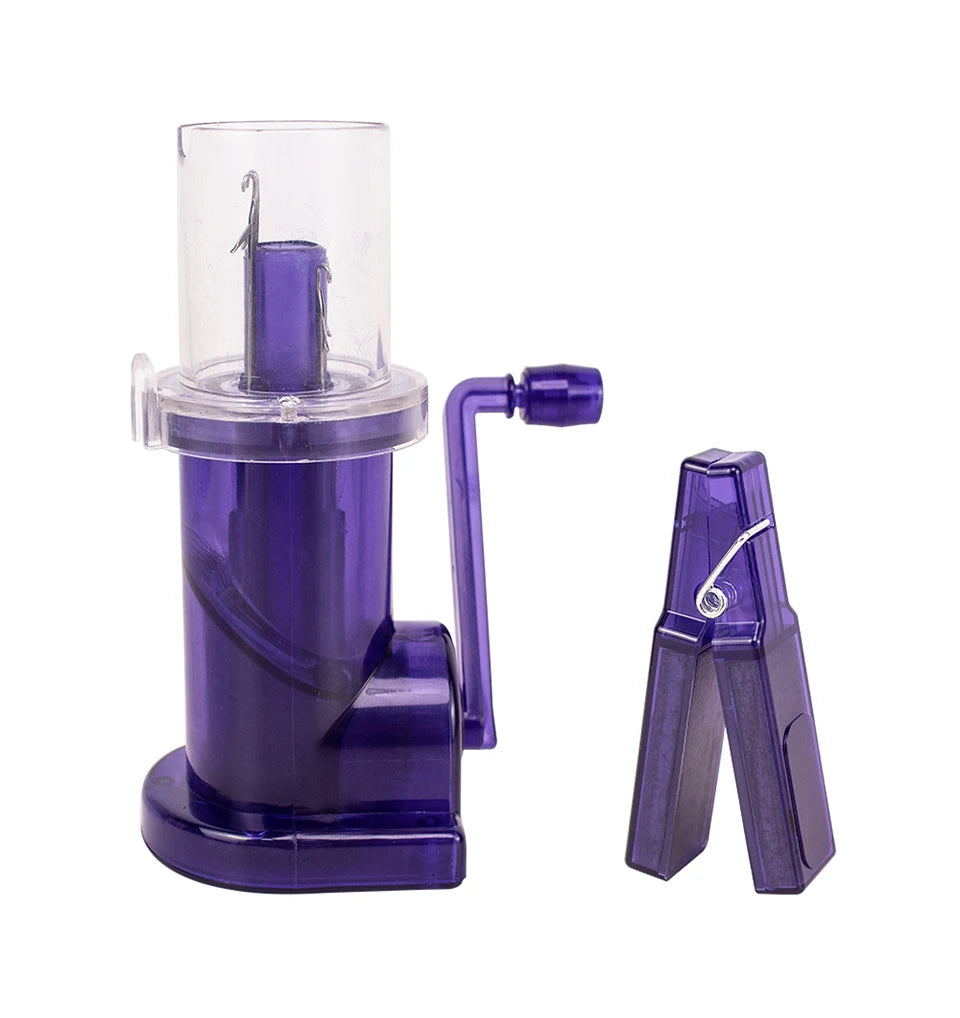 Portable Hand Knitting Machine with Crank for DIY Sweaters and Scarves Crafting Kit