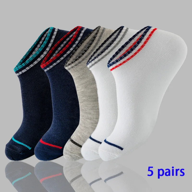 8 Pairs Women/Men Boat Socks Invisible Low Cut Non-slip Casual Breathable