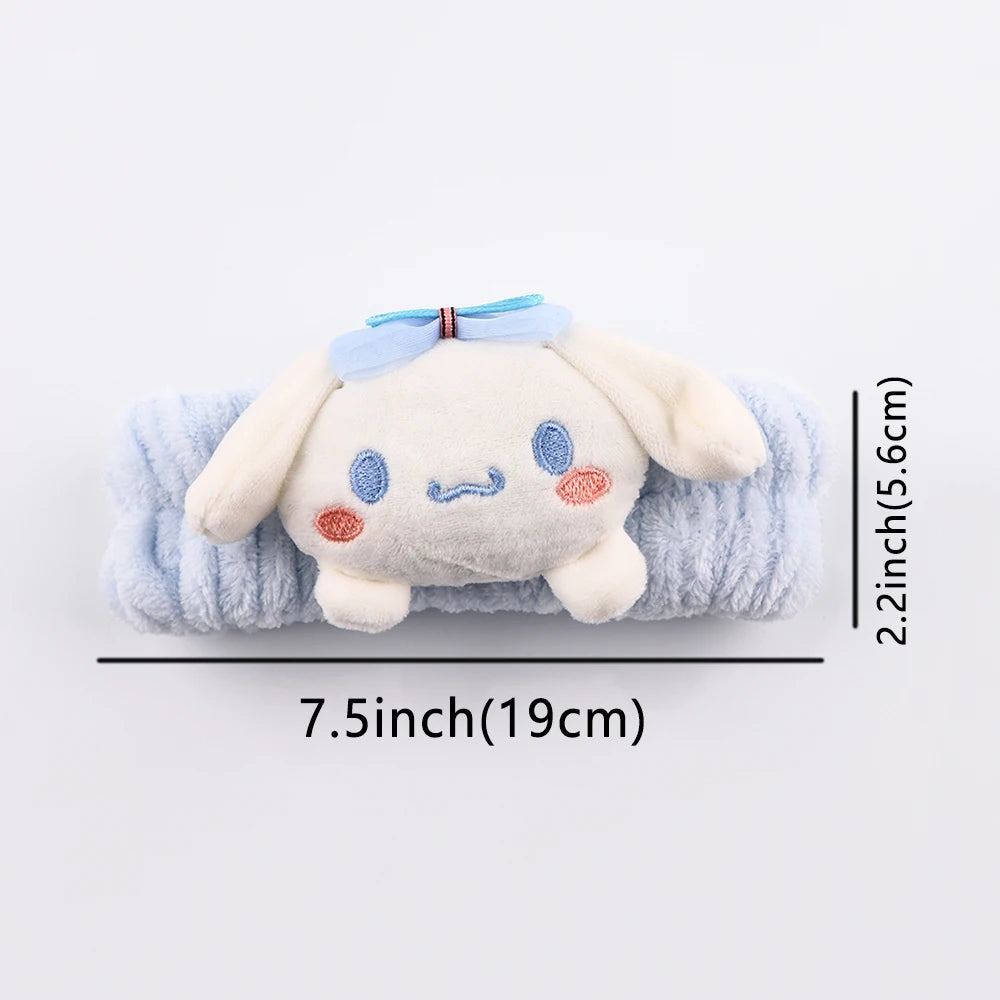 Sweet Cool Villain Character Plush Doll Hairband for Makeup