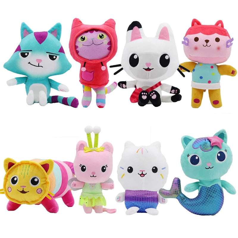 Newest 8 Styles Gabby Dollhouse Plush Toy Mercat Cat Gifts