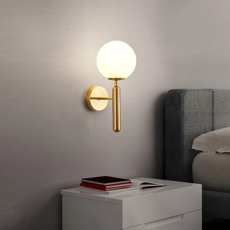 Modern Indoor Wall Light Lamp for Bedroom and Living Room Elegant Home Decor Fixture