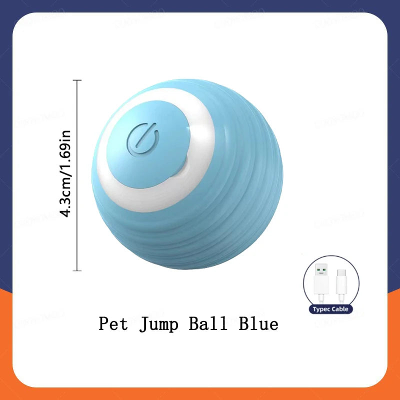 Smart Dog Toy Ball Electronic Interactive Pet Toy USB Moving Ball