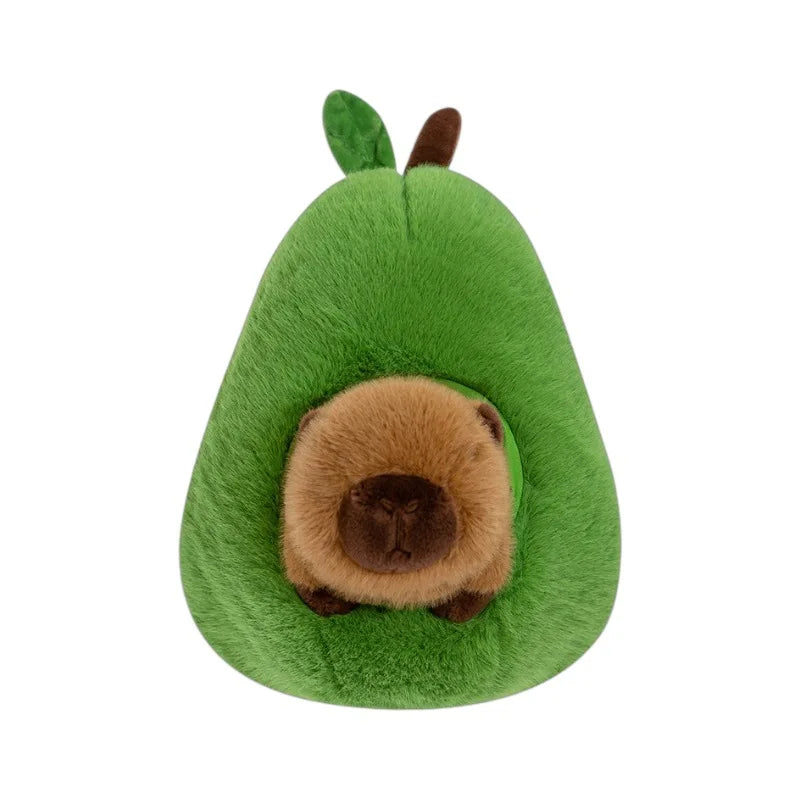 35cm Plush Capybara Doll Avocado Mouse Soft Toy Gift