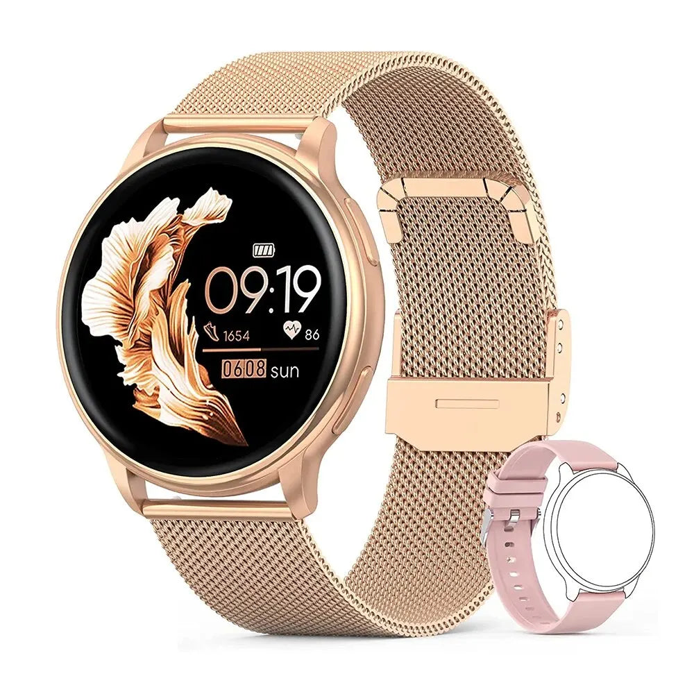 Bluetooth Call Smart Watch Women Fashion Watches Custom Dial Sport Fitness Health Tracker Smartwatch for Android IOS Y22