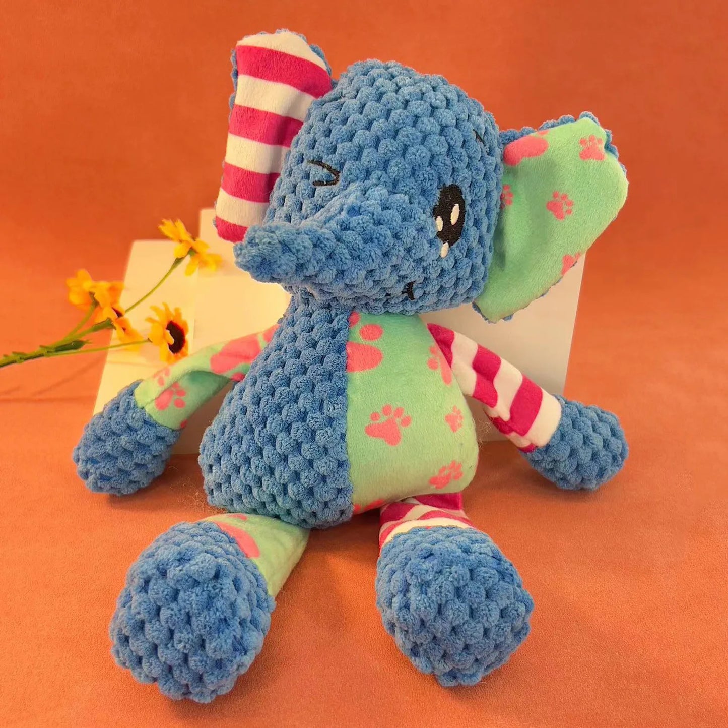 New Pet Toy Dog Interactive Plush Toys Bite Grinding Teeth Clean Teeth Bite Resistant Vocal Animals Pet Plush Toy Supplies