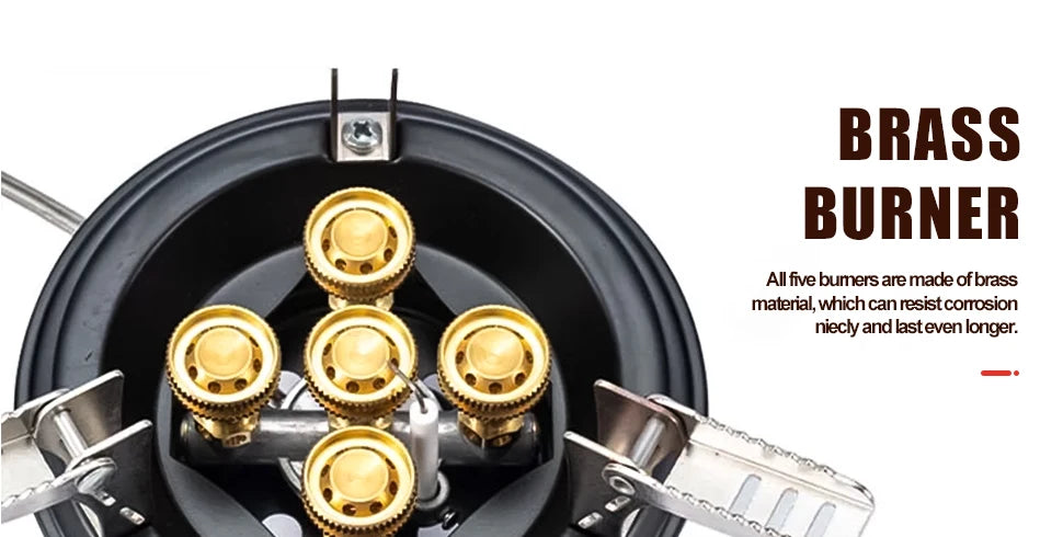 BRS-201A Portable Camping Gas Stove 16000W Butane Burner