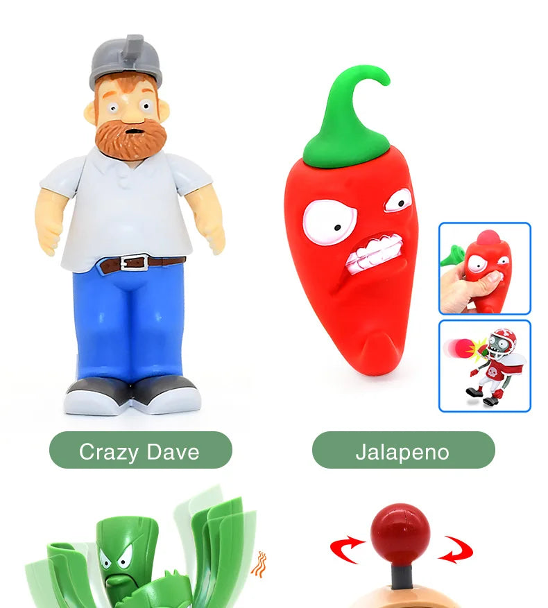 Plants vs Zombies 2 Full Set Toys Pea Shooter and Friends Role Play Action Figures for Kids