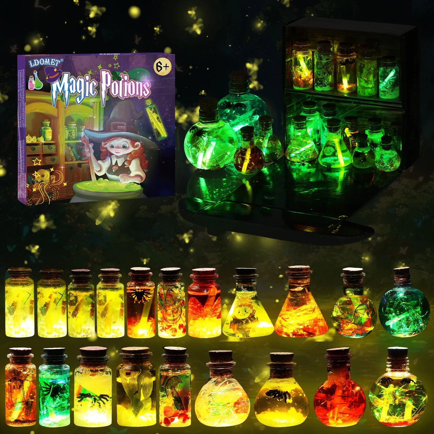 DIY Fairy Magical Potions Kit for Kids - Color Changing and Freezing Potions Art Craft Science Experiment Set