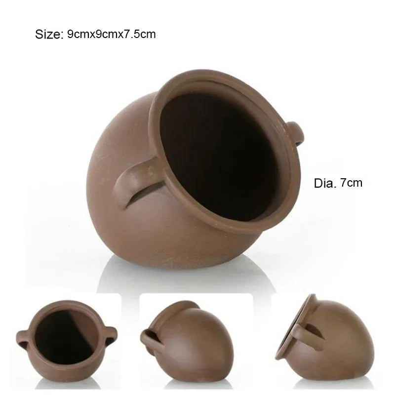 Ceramic Aquarium Decoration Fish Shrimps Shelter House Pottery Scorpion House Canister Simulation Stone Fish Tank Decor Great