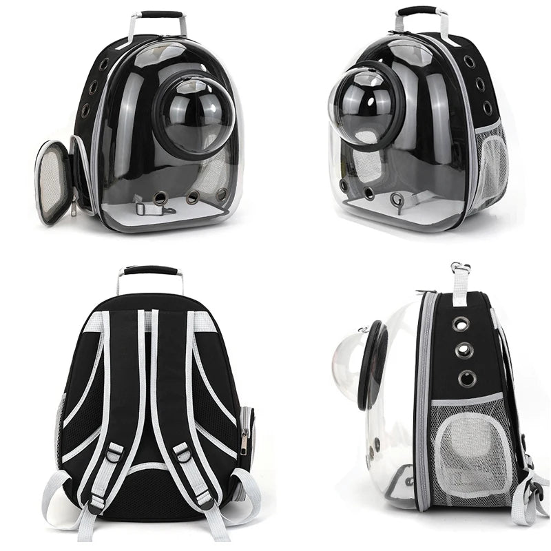 Breathable Transparent Pet Cat Carrying Bag Space Backpack