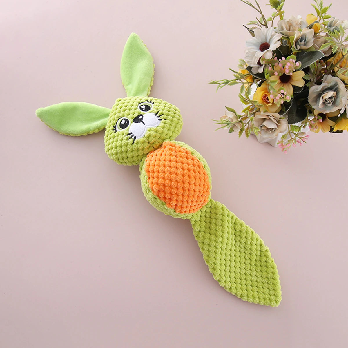 1 PC pet plush toys Corn dog bite voice interaction velvet voice spherical animal dolls toy dog