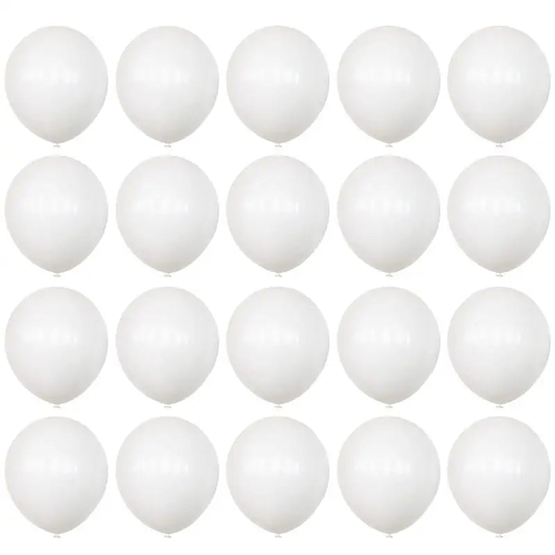 100 Pieces White Latex Balloons for Weddings Birthdays Bridal Showers and Anniversaries Bulk Party Decorations