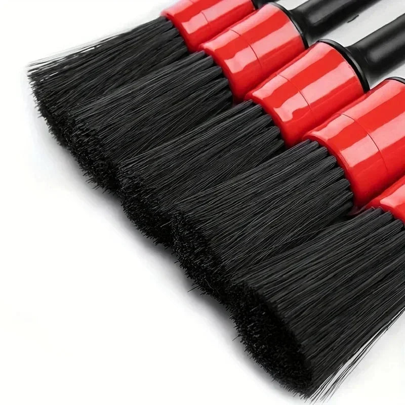 6Pcs Car Wash Care Detailing Brush Set for Wheels and Vents
