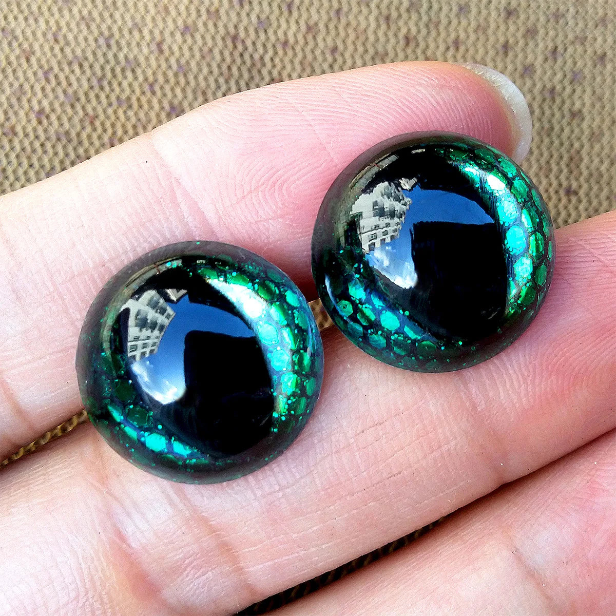 20pcs 3D Honeycomb Cat Safety Eyes for Amigurumi Crafts