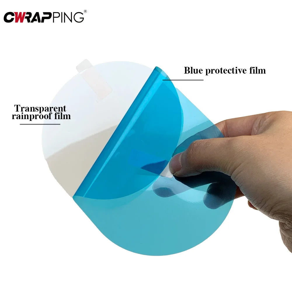 4PCS Car Rainproof Film Set Waterproof Anti-fog Stickers