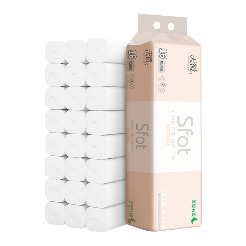 Max 48 Rolls Coreless Toilet Paper Household Pack Soft Absorbent Tissue