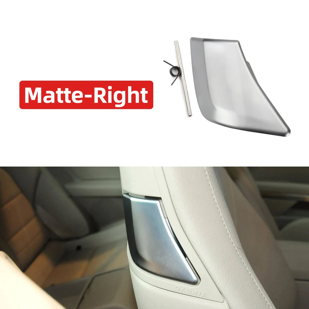 Car Front Seat Backrest UnLock Switch Release Handle Cover For Mercedes Benz C E Class W207 W204 Coupe E200 E260 E300 E400