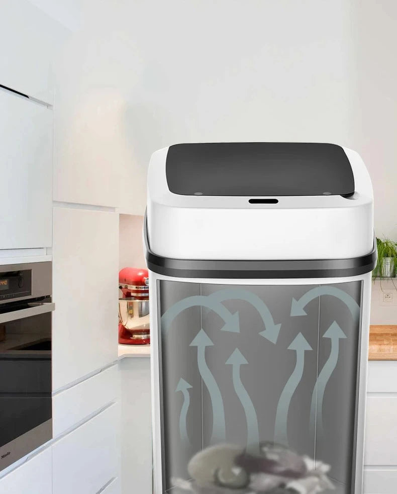 13L Kitchen Trash Bin Bathroom Touch Smart Garbage Can