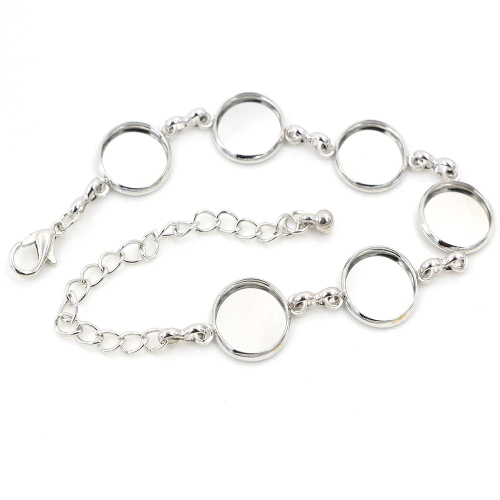 New High Quality 2pcs 12mm Cameo Bangle Bracelet Set