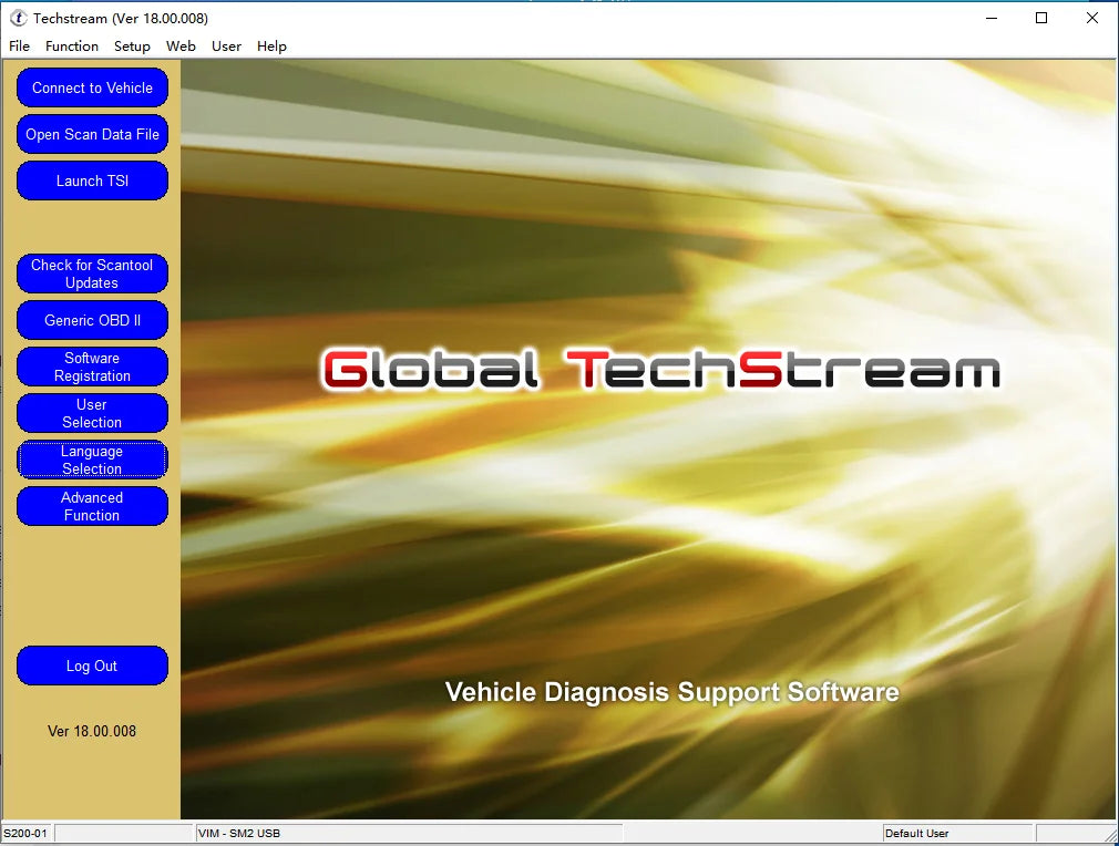 Mini VCI for Toyota TIS Techstream V18.00.008 OBD2 Tool