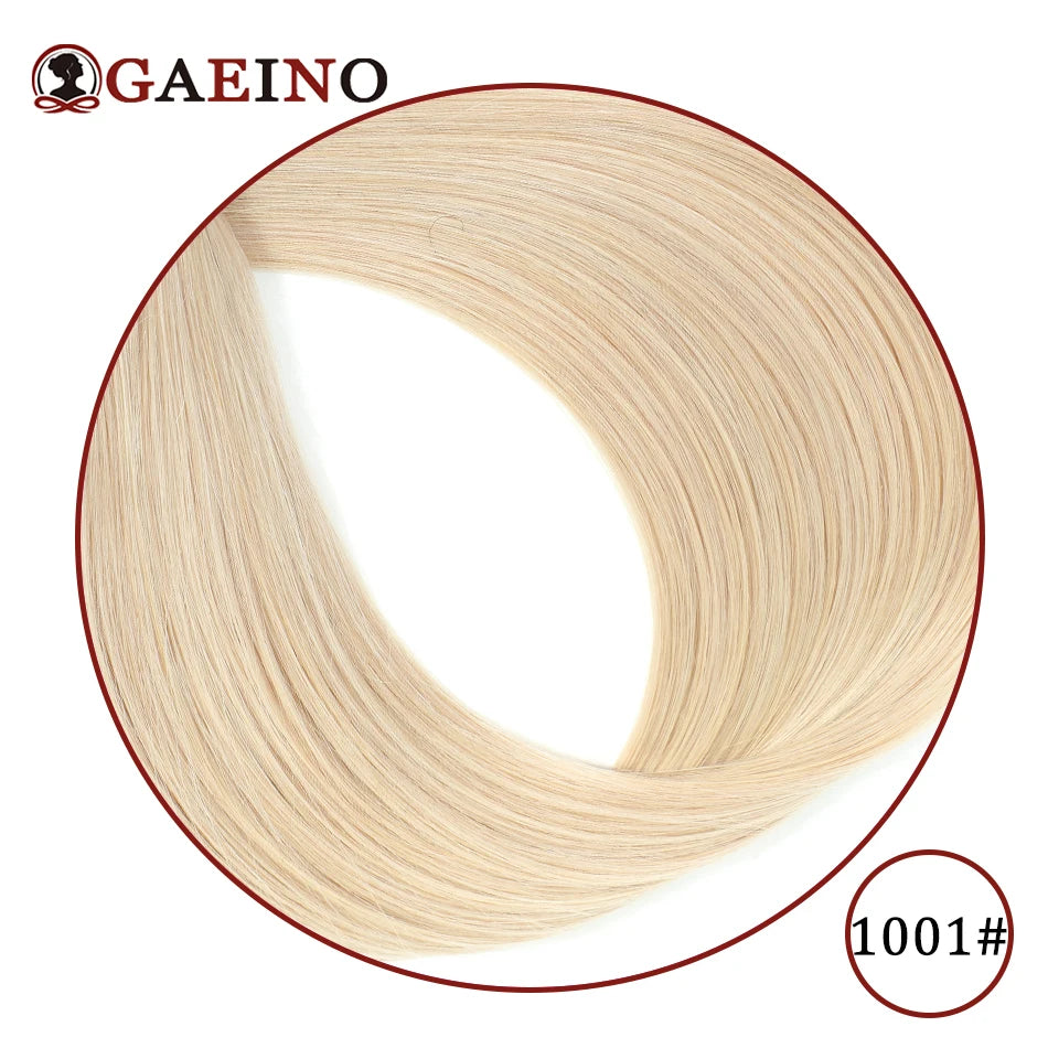 Straight Hair Bun Elegant Donut Chignon Golden Blond Hairpiece