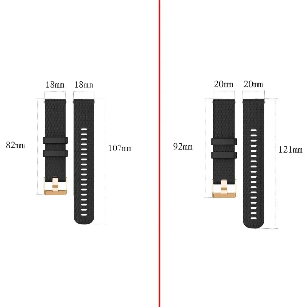 PU Leather Strap For Samsung Watch 6/4/5 Pro 40 44mm Band