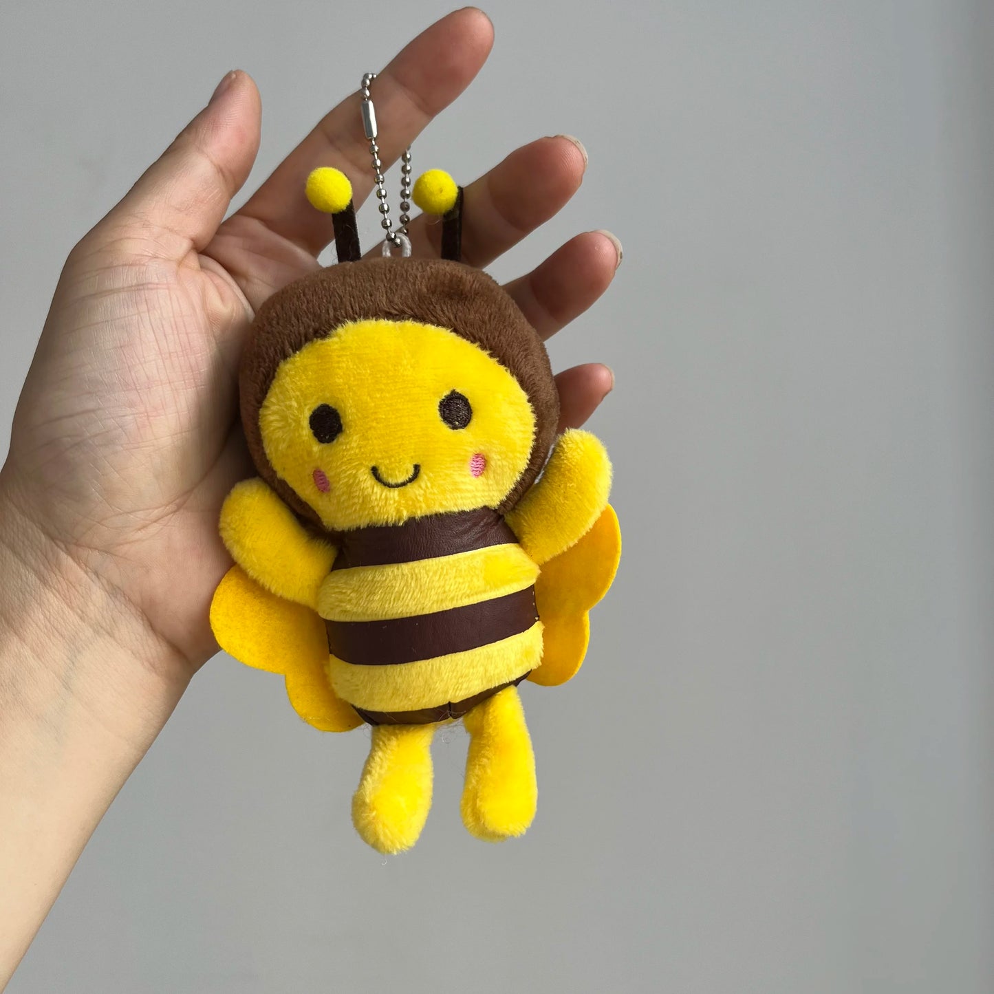 Strawberry Hat Capybara Plush Toy Keychain and Backpack Pendant