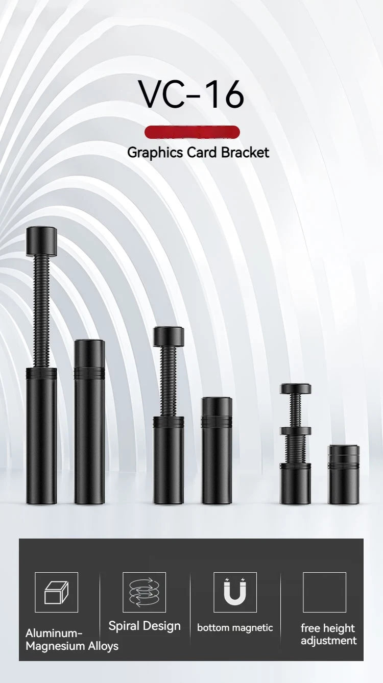 TEUCER VC-16 GPU Holder Telescopic Rotating Magnetic Stand
