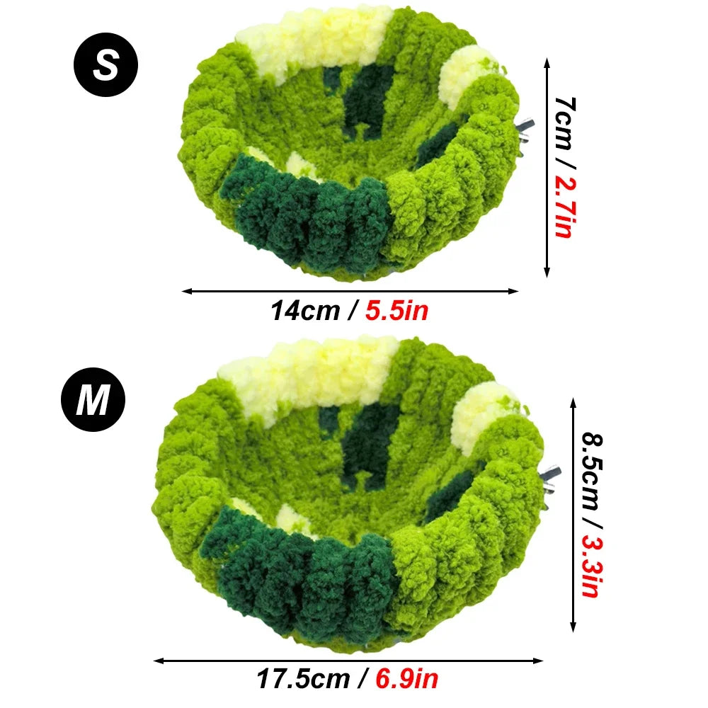 Autumn Winter Warm Cozy Bird Nest Plush Parrot Round Sleeping Bed House Toys for Small Animal Pet Bird Parrot Cage Accessories