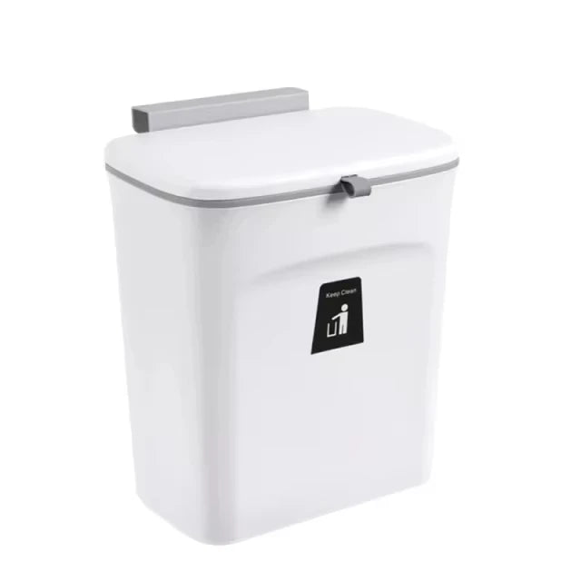 7L 9L Wall Mounted Trash Can with Lid for Kitchen and Bathroom Stylish Waste Bin Eco-Friendly Design