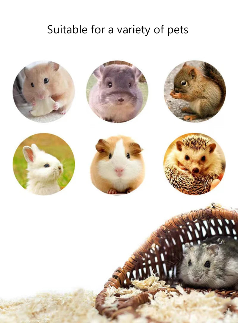 Hamster Sawdust Sterilize Deodorize Fluffy Log Sawdust Dry Warm House Padding Material Small Animal Nest Decorate Accessories